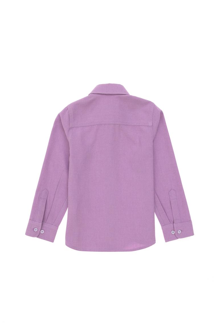 Kız Çocuk Lila Uzun Kollu Gömlek - 50297426016
