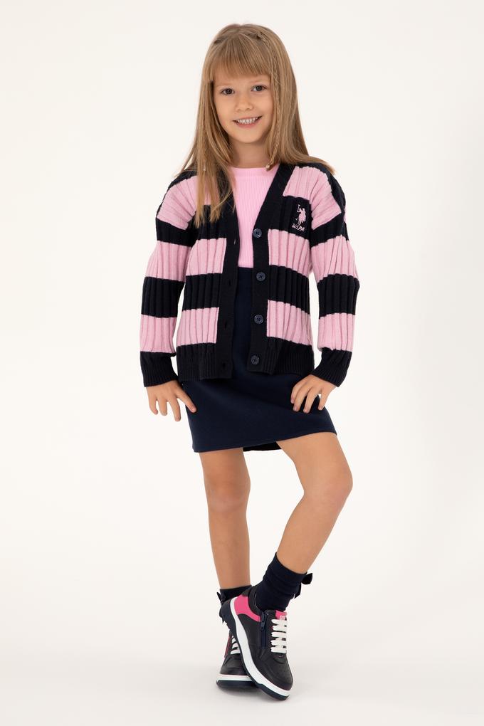 Kız Çocuk Lacivert Triko Etek