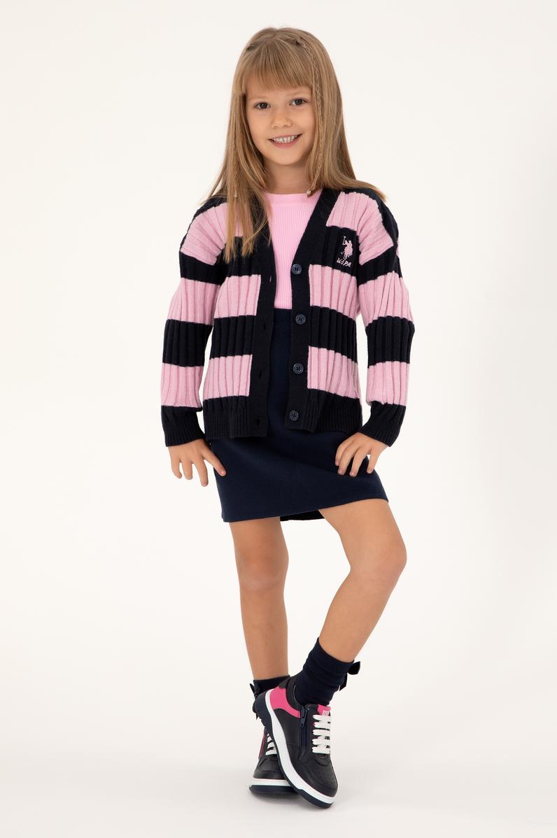 Kız Çocuk Lacivert Triko Etek