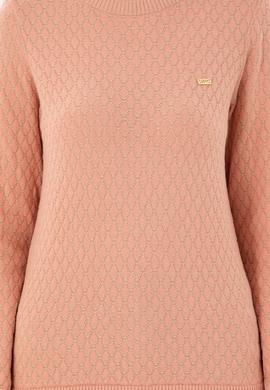 Kadın Kum Melanj Bisiklet Yaka Kazak - 50293033014