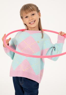 Kız Çocuk Pembe Kazak - 50297206002