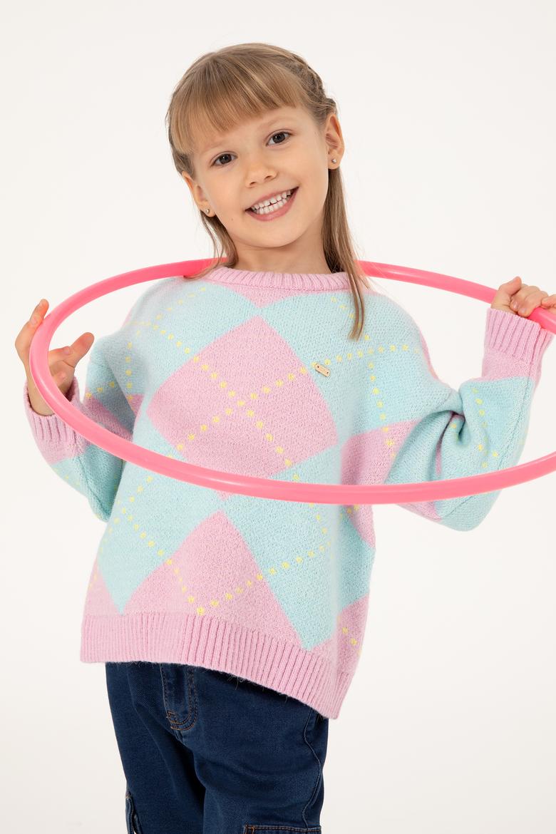 Kız Çocuk Pembe Kazak - 50297206002