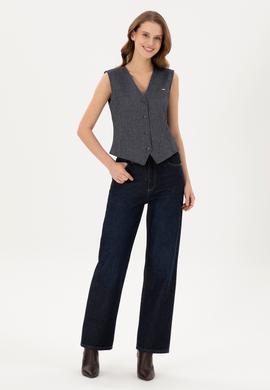 Kadın İndigo Yelek - 50291995012
