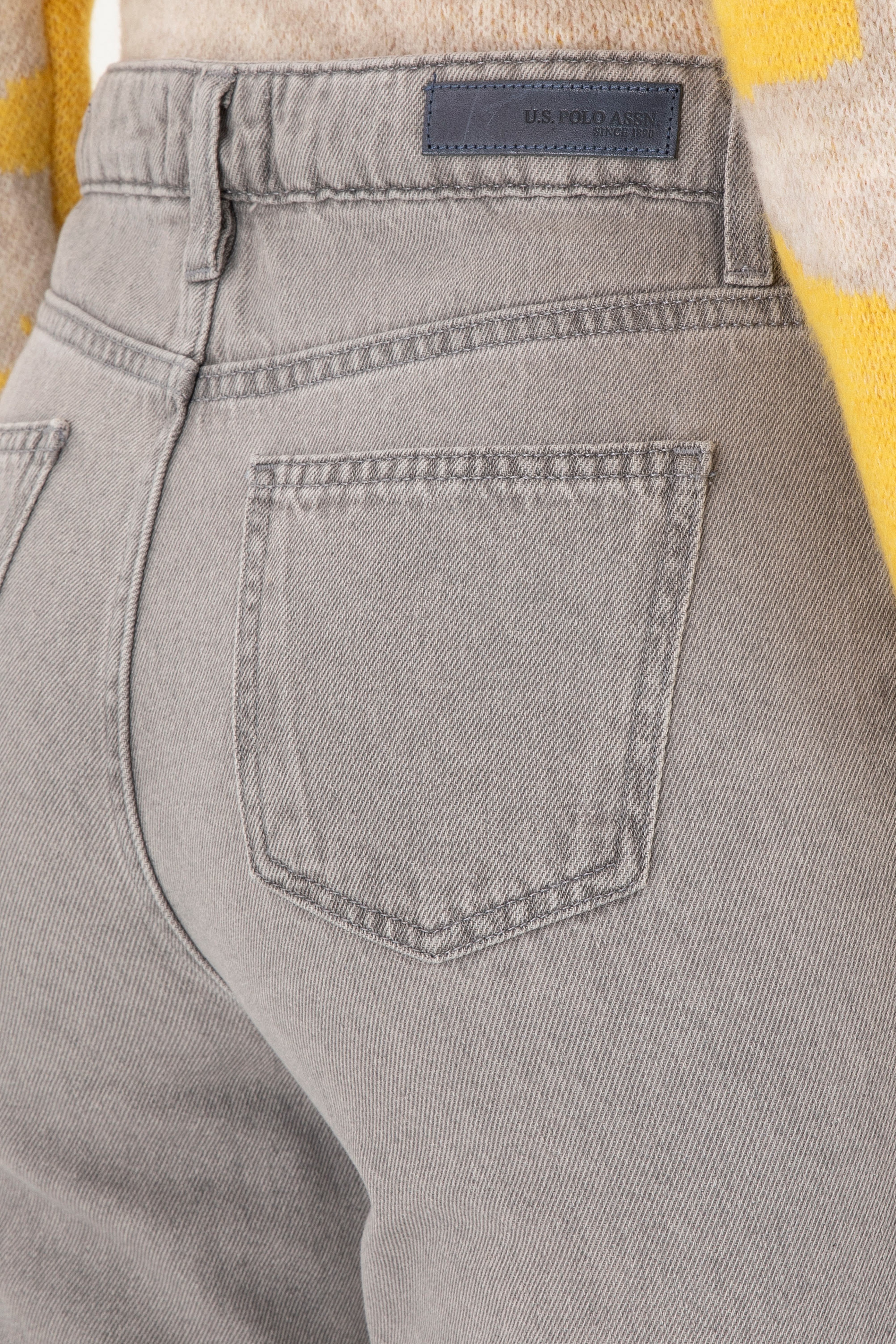 Kadın Gri Jean Pantolon - Image 6
