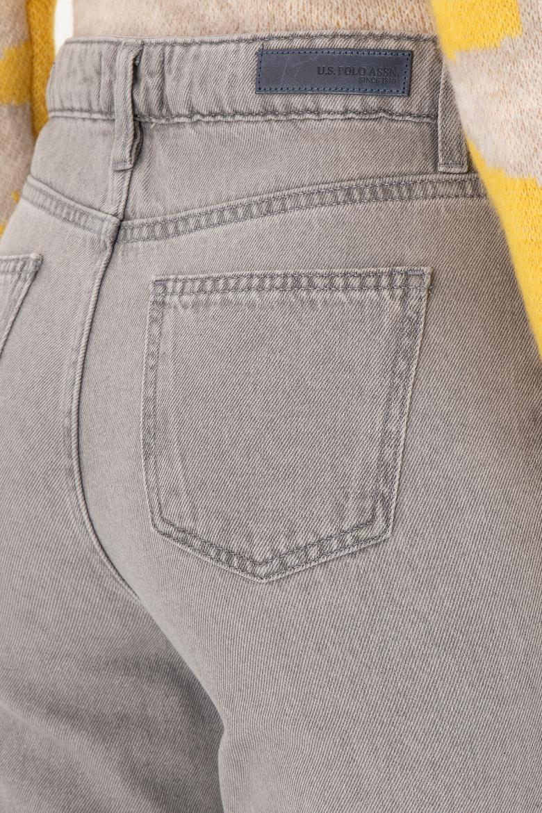 Kadın Gri Jean Pantolon - 50295978003