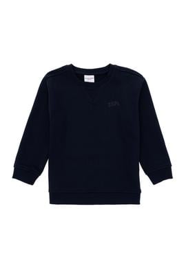 Erkek Çocuk Lacivert Basic Bisiklet Yaka Sweatshirt - 50295151035