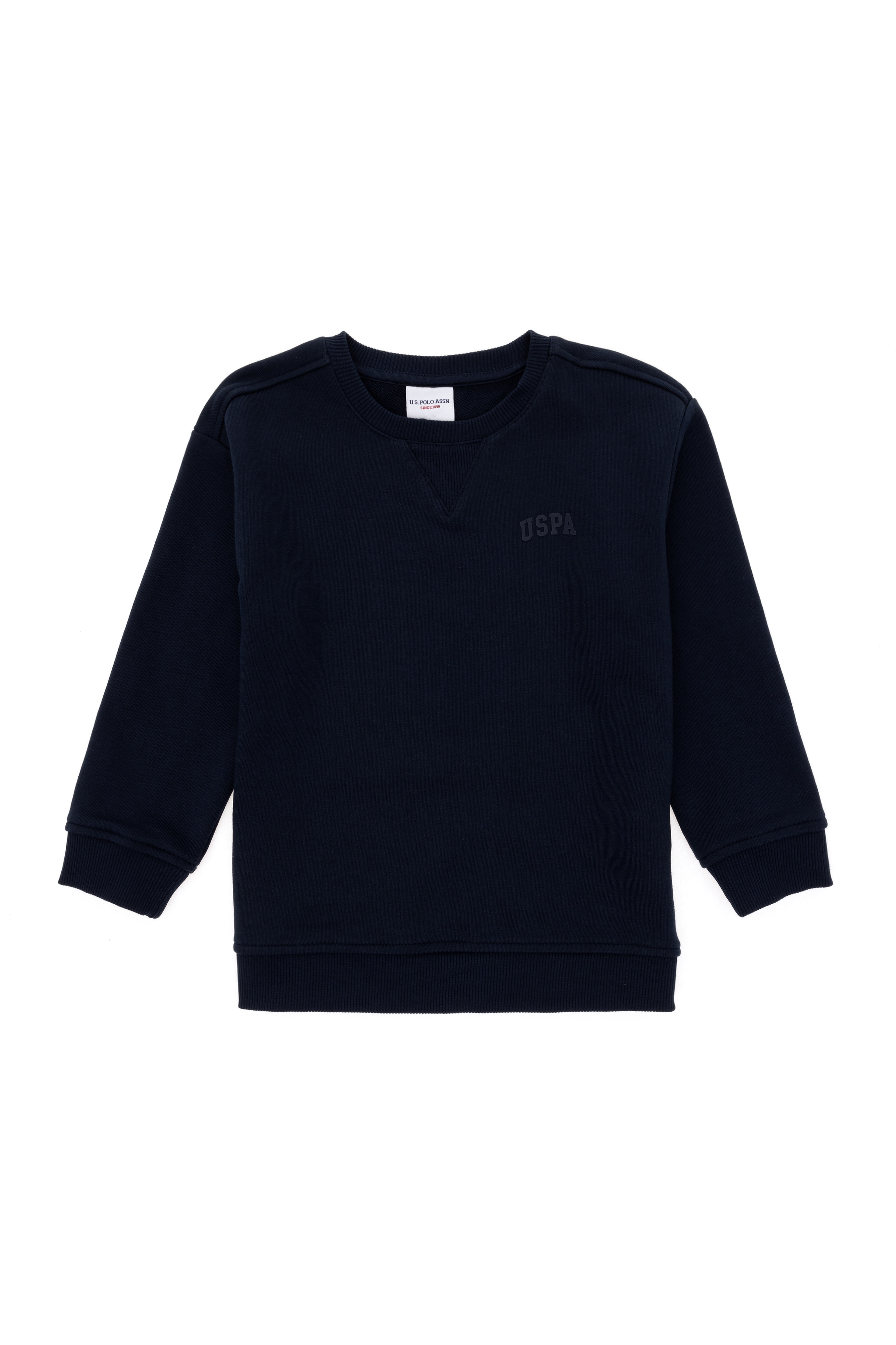 Erkek Çocuk Lacivert Basic Bisiklet Yaka Sweatshirt - Image 1