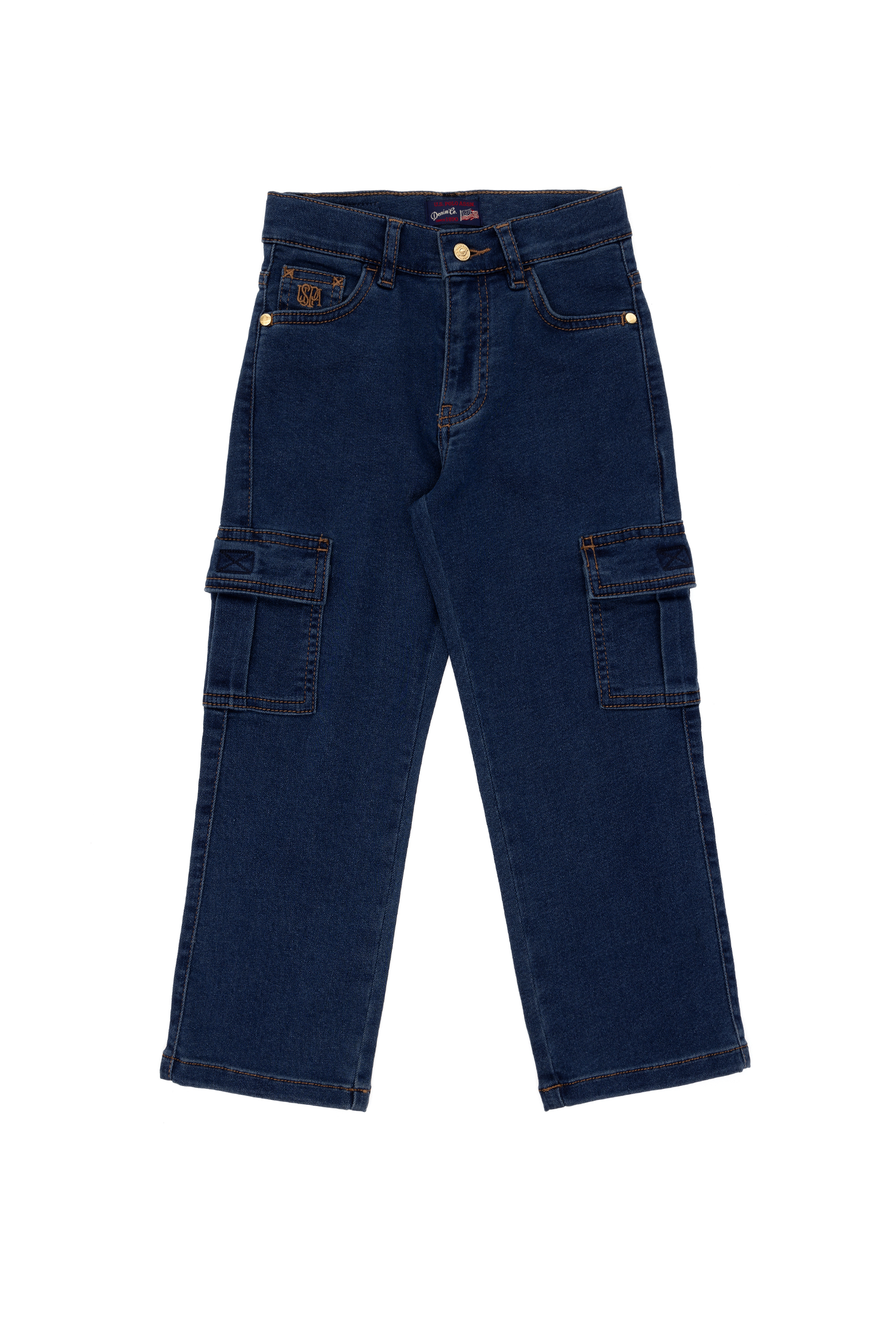 شلوار جین رنگارنگ Cargofit دخترانه یو اس پولو | U.S. Polo Assn. - تصویر 2