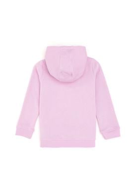 Kız Çocuk Pembe Kapüşonlu Basic Sweatshirt - 50296388047