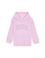 Kız Çocuk Pembe Kapüşonlu Basic Sweatshirt