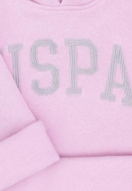 Kız Çocuk Pembe Kapüşonlu Basic Sweatshirt - 50296388047