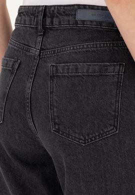 Kadın Siyah Mom High Waist Fit Jean Pantolon - 50295350004