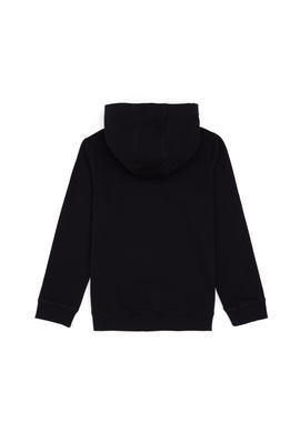 Kız Çocuk Siyah Fermuarlı Basic Sweatshirt - 50296390037