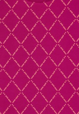 Kız Çocuk Fuşya Bisiklet Yaka Sweatshirt - 50298206010