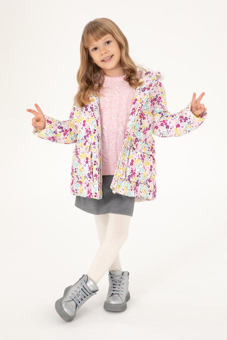 Kız Çocuk Taş Mont