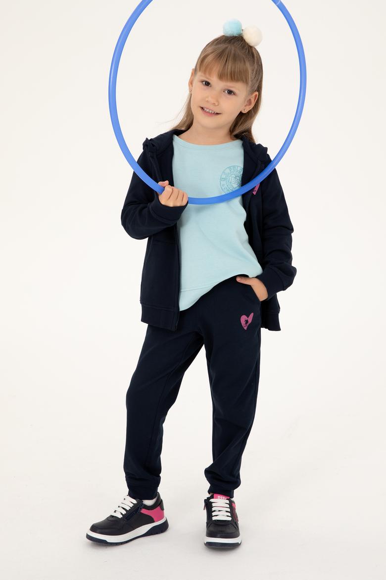 Kız Çocuk Lacivert Eşofman Altı - 50296289077