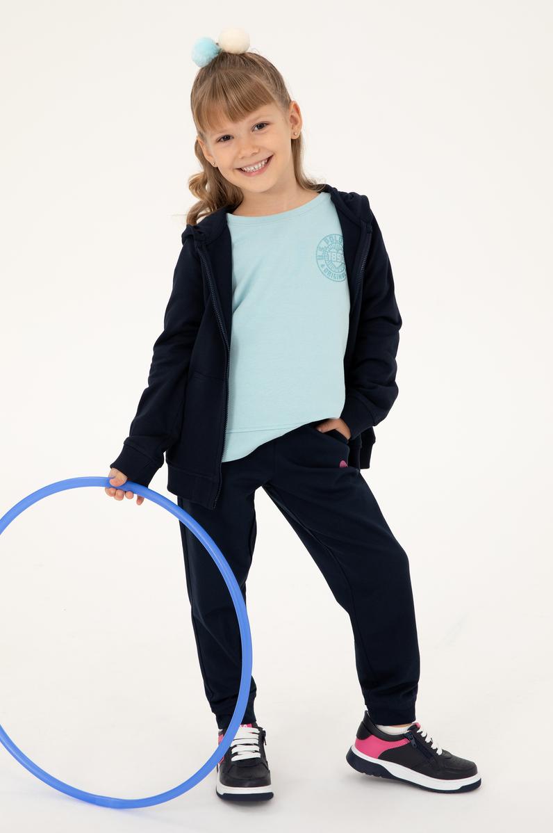 Kız Çocuk Lacivert Eşofman Altı