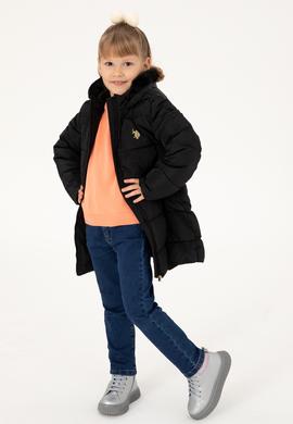 Kız Çocuk Siyah Kaban - 50292658024