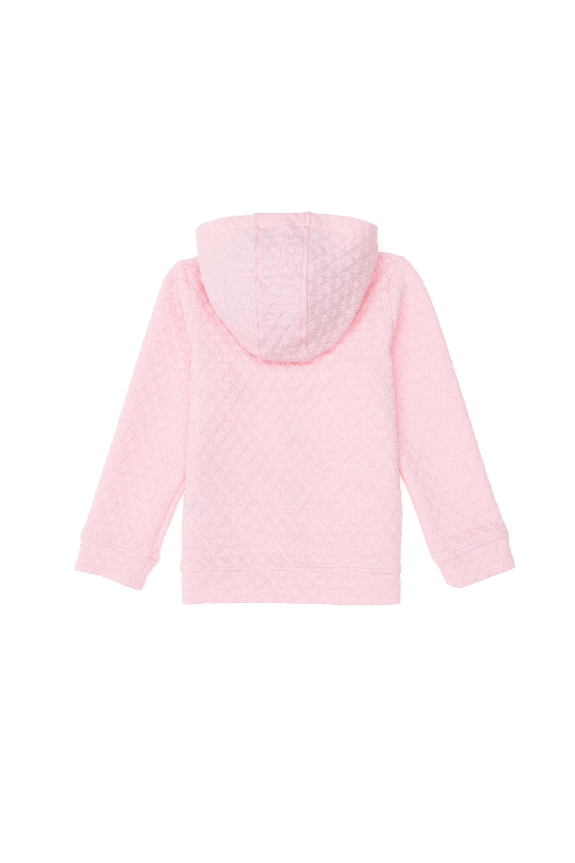 Kız Çocuk Pembe Fermuarlı Sweatshirt - Image 2