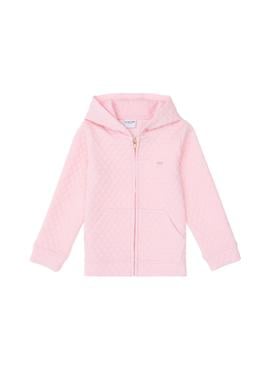 Kız Çocuk Pembe Fermuarlı Sweatshirt - 50297311011