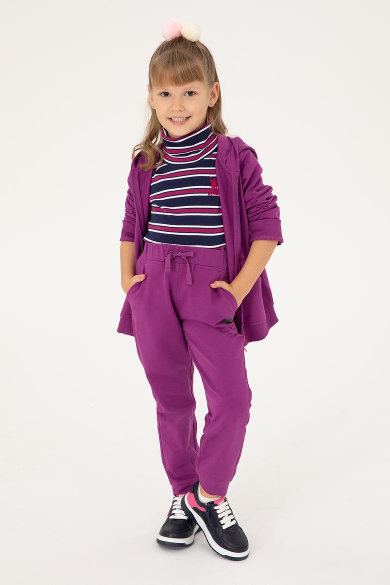 Kız Çocuk Menekşe Eşofman Altı