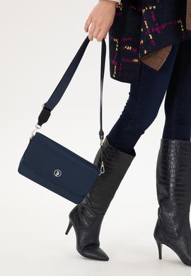 Kadın Lacivert Kapitone Kol Çantası - 50300297002