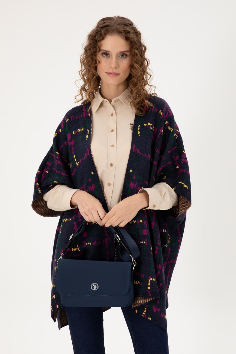 Kadın Lacivert Kapitone Kol Çantası