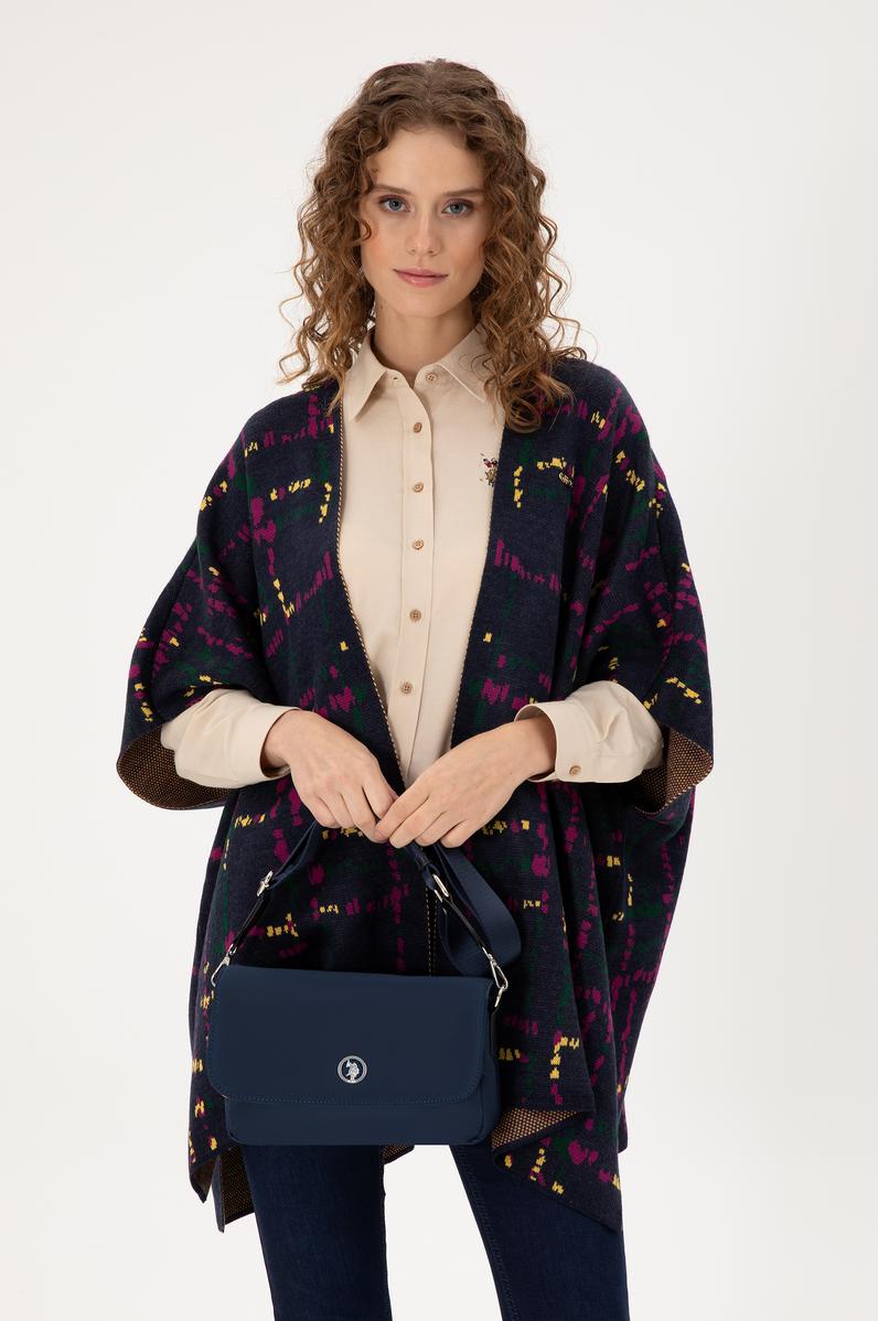 Kadın Lacivert Kapitone Kol Çantası