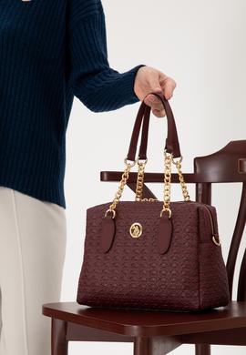 Kadın Bordo Kol Çantası - 50303430003