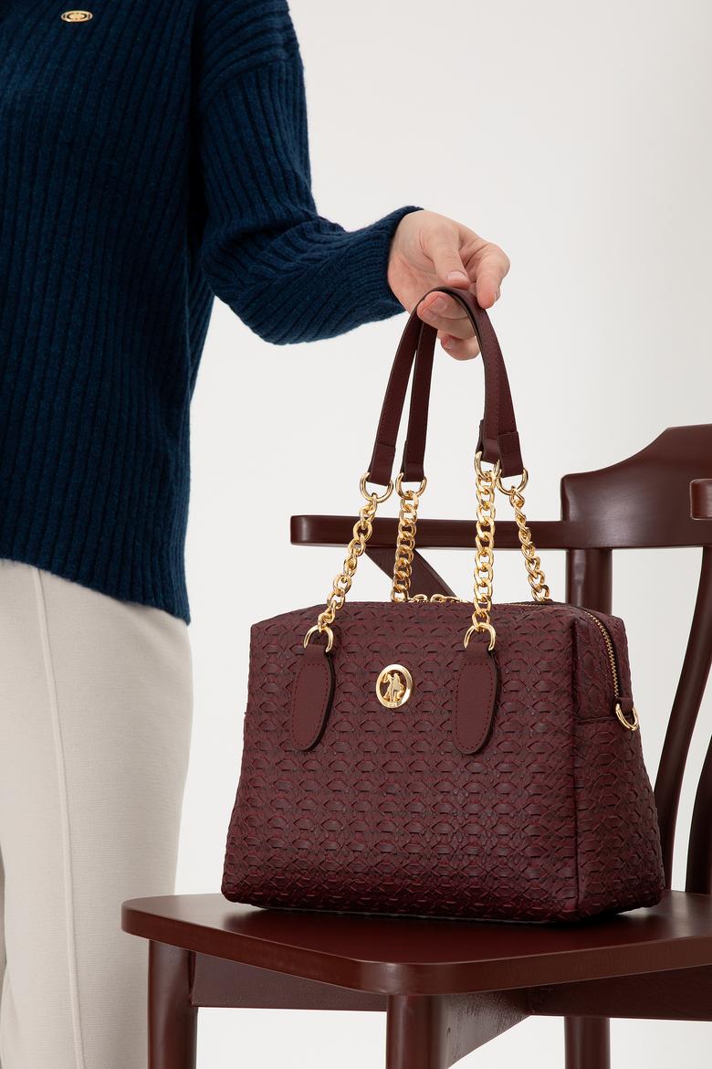 Kadın Bordo Kol Çantası - 50303430003