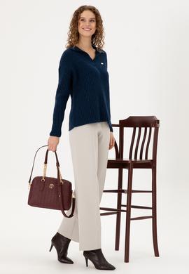 Kadın Bordo Kol Çantası - 50303430003