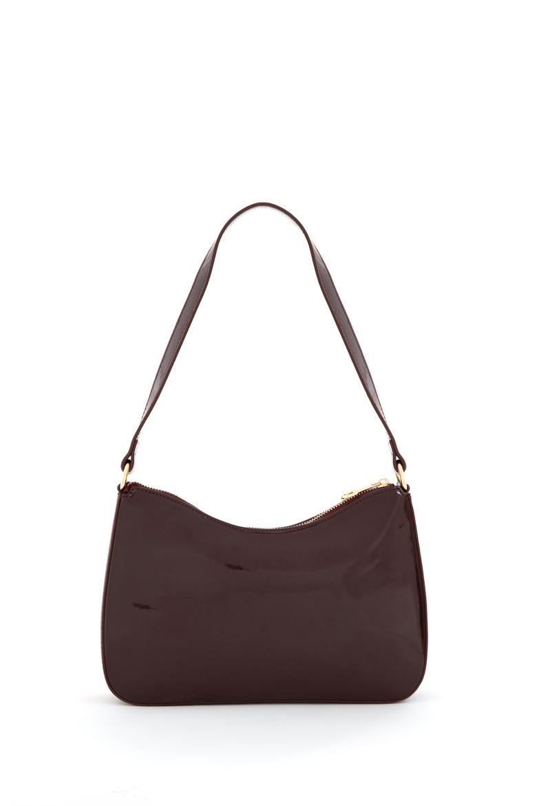 Kadın Bordo Rugan Kol Çantası - 50300337003