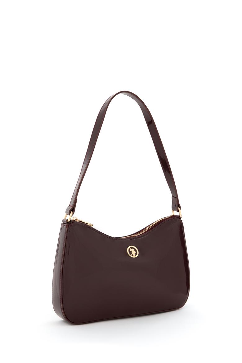 Kadın Bordo Rugan Kol Çantası - 50300337003