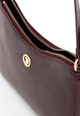 Kadın Bordo Rugan Kol Çantası - 50300337003