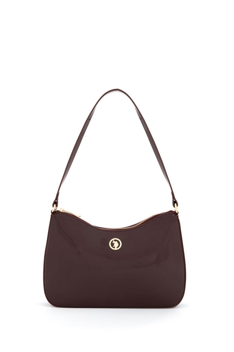 Kadın Bordo Rugan Kol Çantası - 50300337003