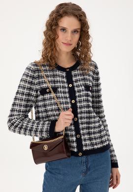 Kadın Bordo Rugan Kol Çantası - 50300334003