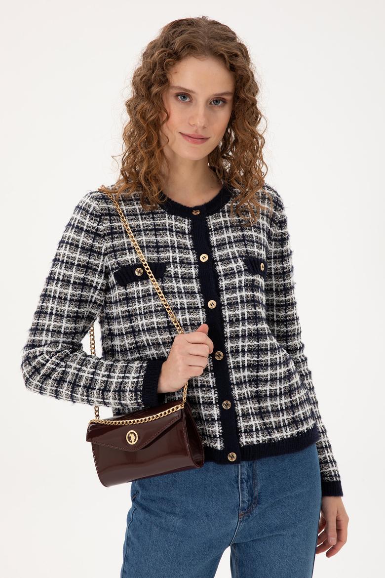 Kadın Bordo Rugan Kol Çantası