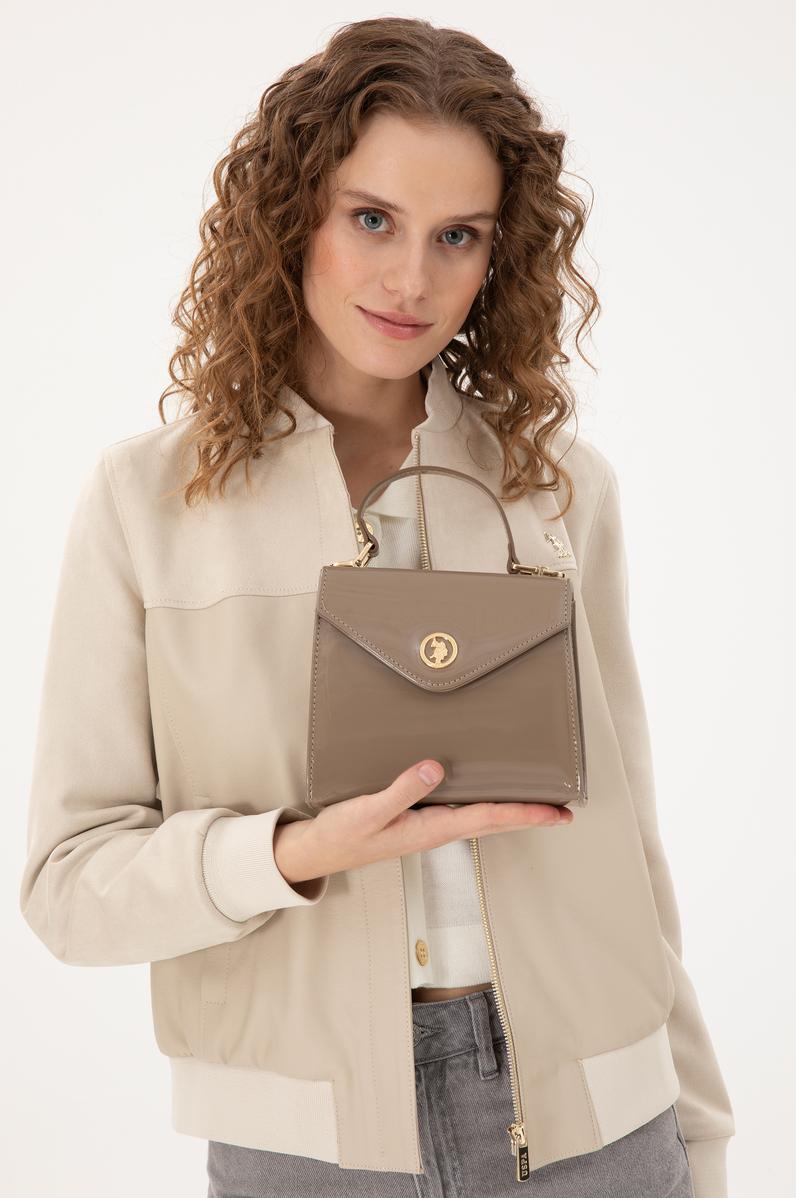 Kadın Vizon Rugan Kol Çantası