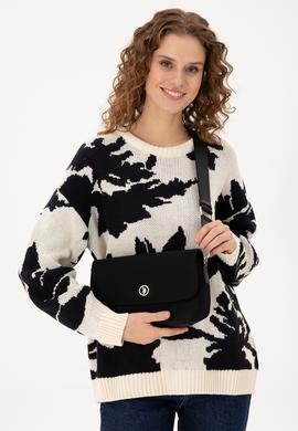 Kadın Siyah Kapitone Kol Çantası - 50300297001