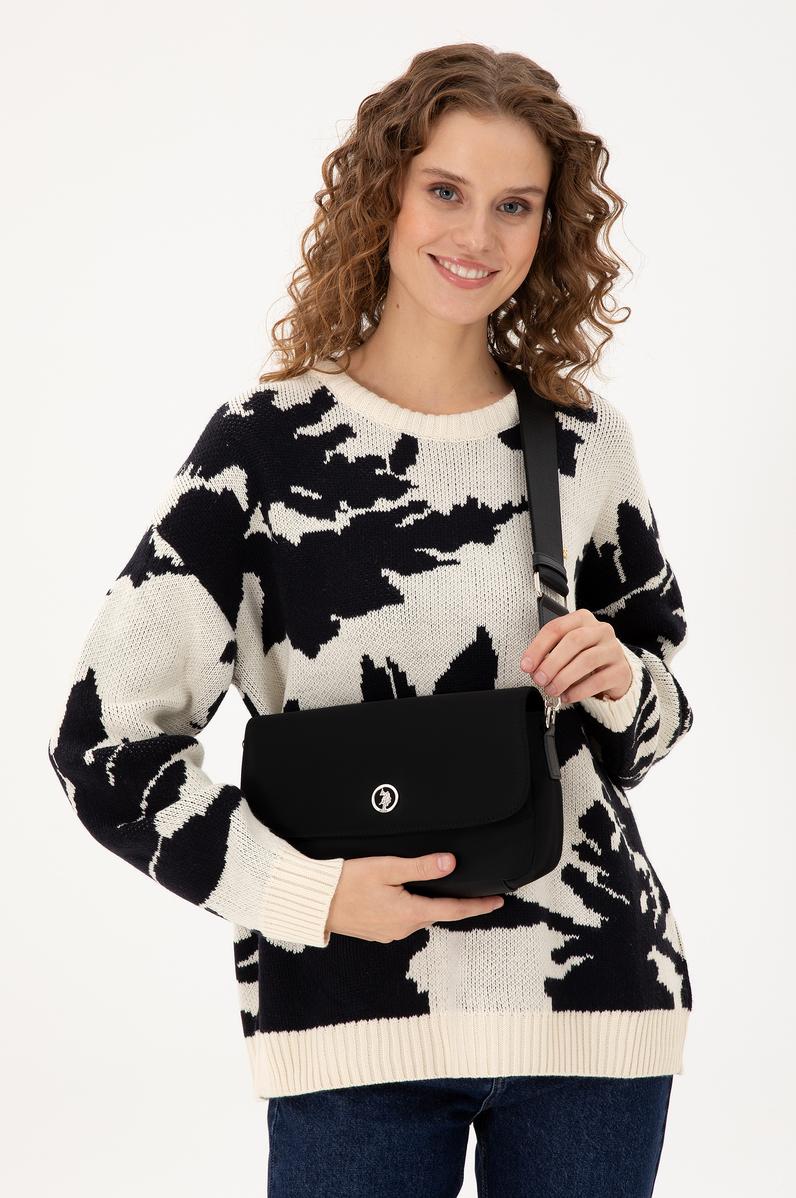 Kadın Siyah Kapitone Kol Çantası