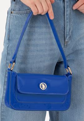 Kadın Saks Rugan Kol Çantası - 50300338004