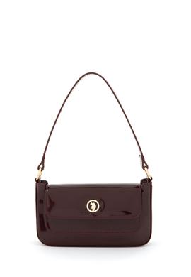 Kadın Bordo Rugan Kol Çantası - 50300338003