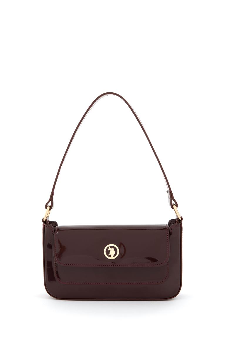 Kadın Bordo Rugan Kol Çantası - 50300338003