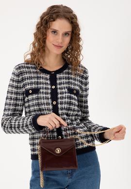 Kadın Bordo Rugan Kol Çantası - 50300333003