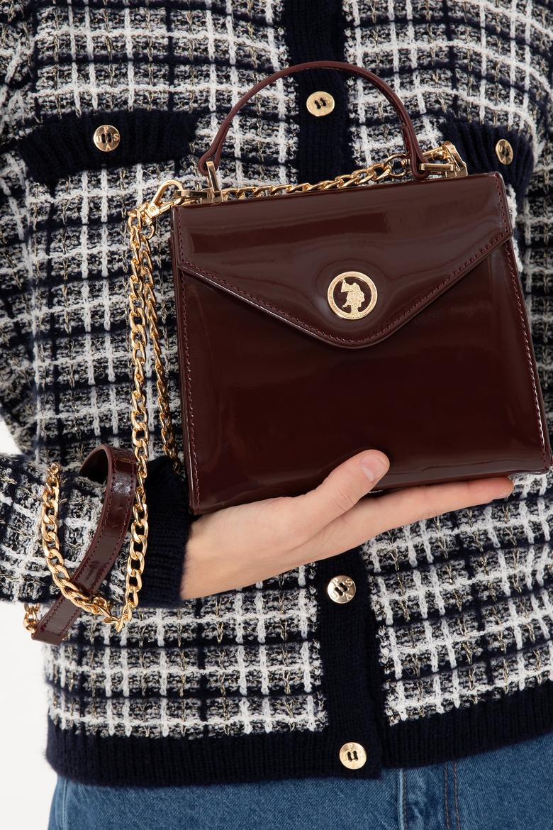 Kadın Bordo Rugan Kol Çantası - 50300333003