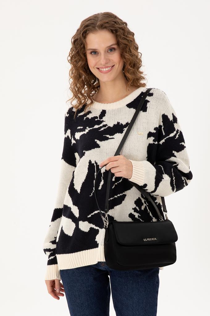 Kadın Siyah Puf Kol Çantası