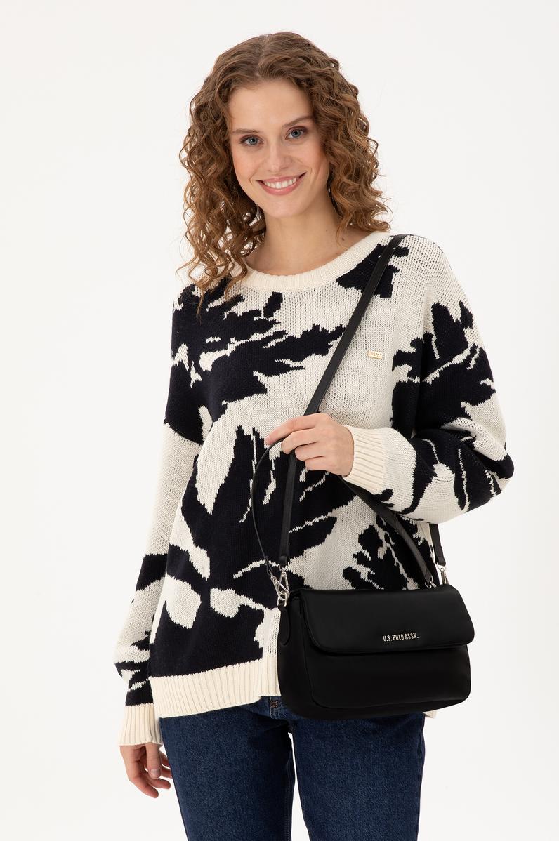 Kadın Siyah Puf Kol Çantası