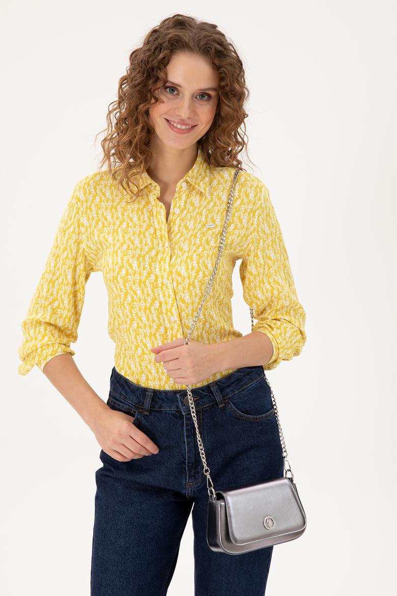 Kadın Gümüş Parlak Abiye Çanta