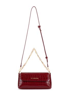 Kadın Bordo Kroko Çapraz Çanta - 50300343002