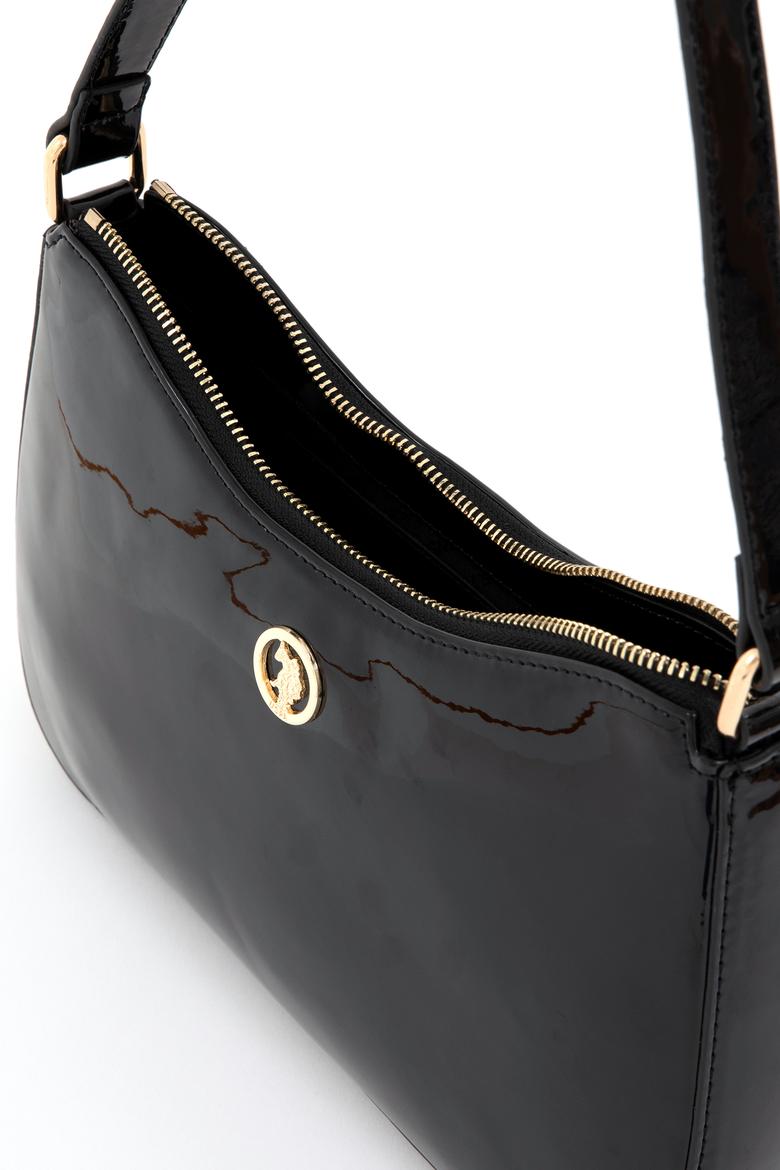 Kadın Siyah Rugan Kol Çantası - 50300337001